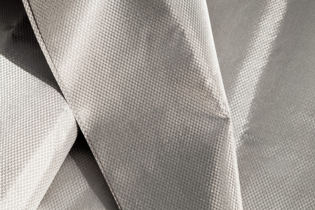 Faraday fabric which can block wireless signals, keeping people from checking mobile phone location