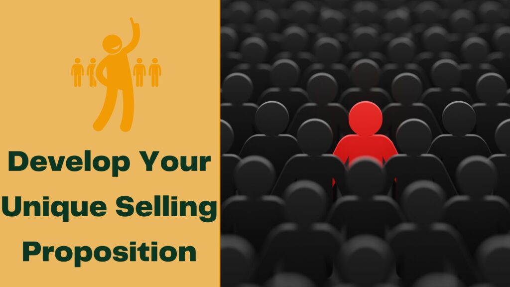 one man is colored red and the rest are black. He is is unique and set apart from the rest