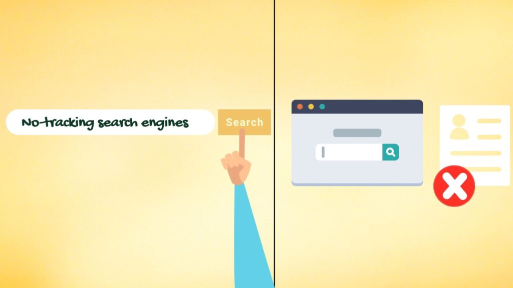 no-tracking search engines do not keep data logs of users
