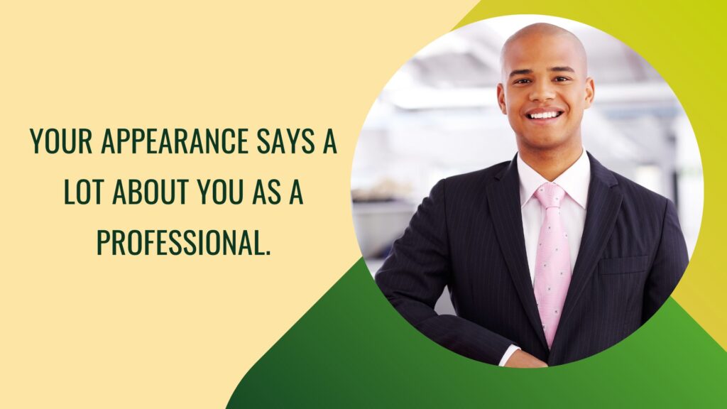 A well-groomed man ready for his cybersecurity job interview